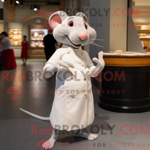 Mascot character of a White...
