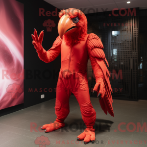 Mascot character of a Red...