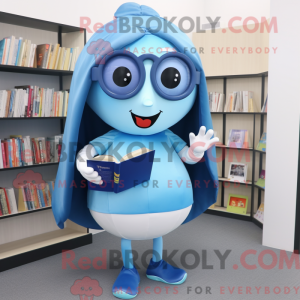 Mascot character of a Blue...