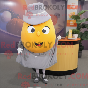 Mascot character of a Gray...