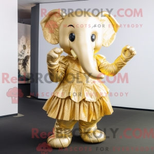Mascot character of a Gold...