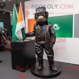 Mascot character of a Black...