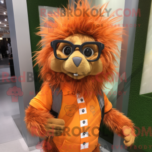 Mascottefiguur van een...