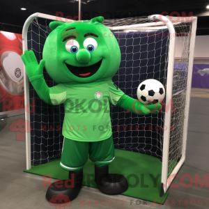 Mascot character of a Green...