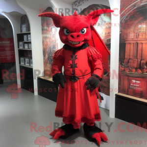 Mascot character of a Red...
