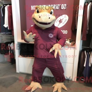 Mascot karakter van een...