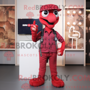 Mascottekarakter van een...