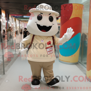 Mascot character of a Cream...