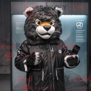 Mascot character of a Black...