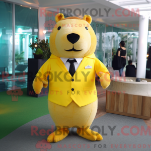Mascot character of a Lemon...