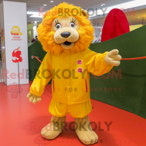 Mascot character of a Lion...