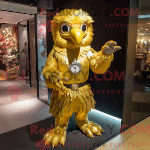 Mascot character of a Gold...