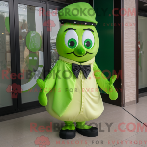 Postava maskota limetkově...