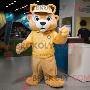 Mascot character of a Puma...