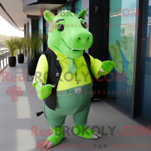 Mascot character of a Lime...