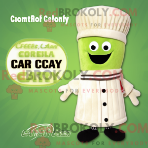 Mascot character of a Cream...