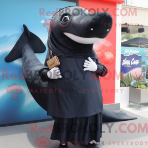 Mascot character of a Black...