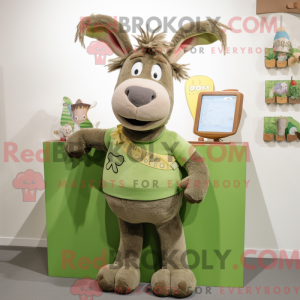 Mascot character of a Olive...