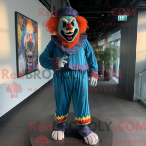 Mascot character of a Blue...