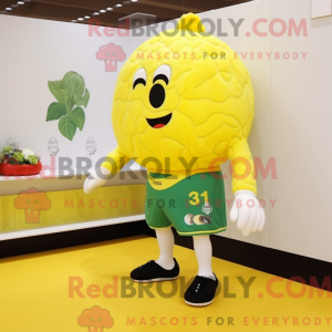Mascot character of a Lemon...