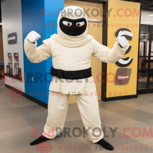 Personagem de máscara de um...
