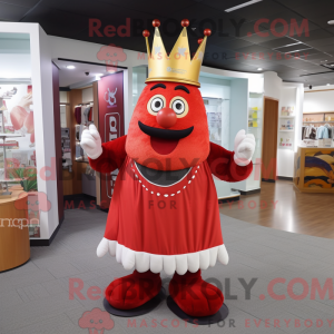 Mascot character of a Red...