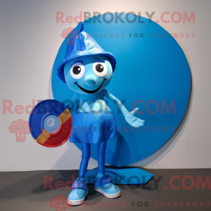 Mascottefiguur van een Blue...