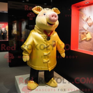Mascot character of a Gold...