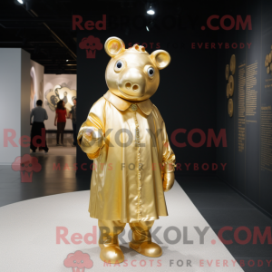 Mascot character of a Gold...