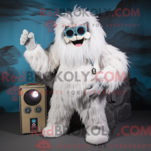 Mascot character of a White...