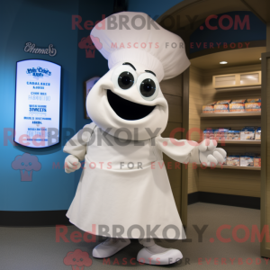 Mascot character of a White...