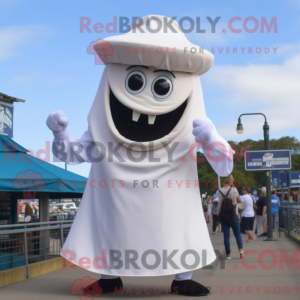 Mascot character of a White...