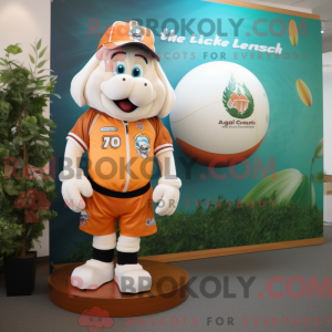 Mascot character of a Peach...