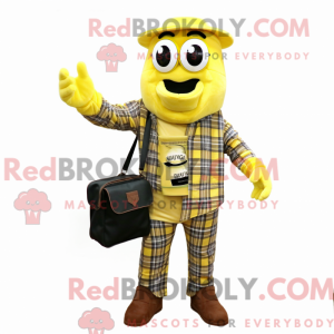 Mascottekarakter van een...