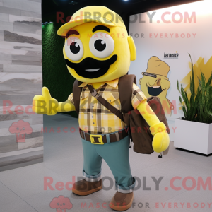 Mascottekarakter van een...
