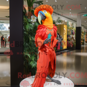Mascottefiguur van een...