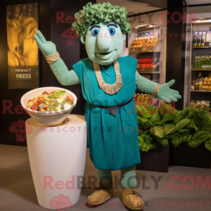 Maskot-karakter af en...