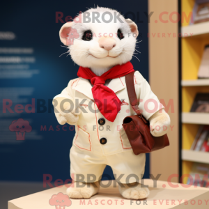 Maskot karakter af en creme...