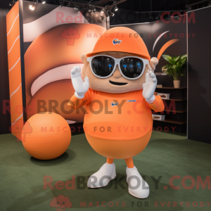 Mascot character of a Peach...