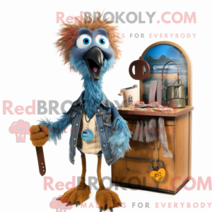 Maskottchen eines rostroten...