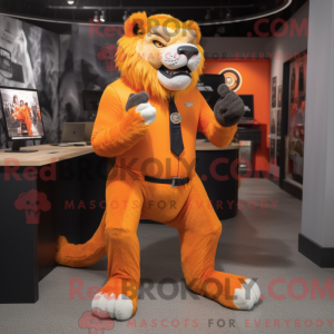 Mascot character of a...