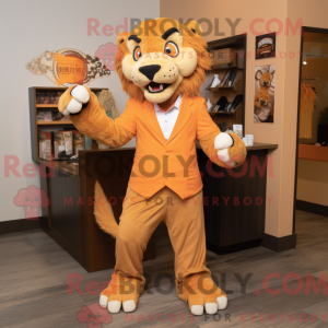 Maskot karakter af en...