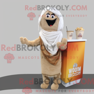 Mascot karakter van een...