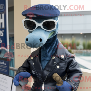Mascot character of a Navy...