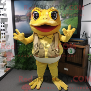 Mascot character of a...