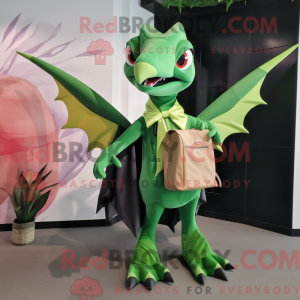 Mascot character of a Green...