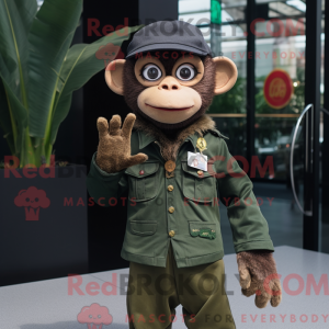 Mascot character of a Olive...