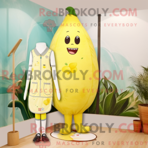 Mascot character of a Lemon...