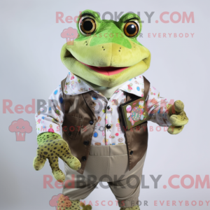Mascot character of a Frog...