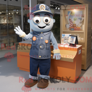 Mascot character of a Navy...